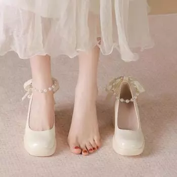 Туфли женские из мягкой кожи на мягкой подошве, легкие туфли на среднем каблуке, толстые каблуки, высокие каблуки, черные рабочие туфли, квадратные, для офиса, удобные, для стойки регистрации 34 чёрный