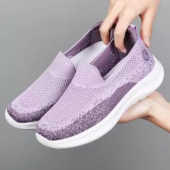 Туфли женские летние новые сетчатые дышащие повседневные туфли полиуретановые легкие и не надоедают мамочкины туфли 36