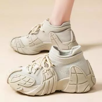 Туфли женские летние новые трендовые модные ретро спортивные туфли плетеные универсальные повседневные туфли на платформе женские туфли большого размера 36