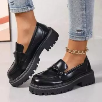 Туфли женские лоферы женские туфли-лодочки классические туфли для офиса и карьеры женские туфли-лодочки с круглым носком средний каблук туфли-лодочки женские туфли больших размеров 35