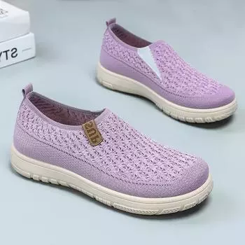 Туфли женские однотонные универсальные повседневные туфли с одной педалью ленивые туфли мягкие подошвы не устают ноги плоские туфли женские туфли 36