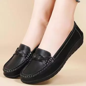 Туфли женские повседневные туфли на плоской подошве женские лоферы из мягкой кожи туфли на плоской подошве женские туфли белые туфли 35