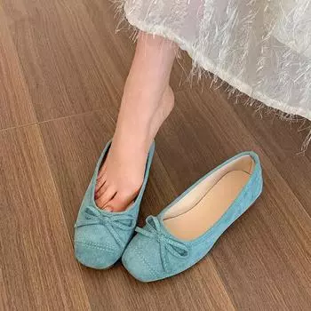 Туфли женские ретро французские серебристые на толстом каблуке с легким ртом, новинка лета 2025 года с юбкой и туфлями Мэри Джейн 35 серебряный