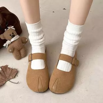 Туфли женские тапочки повседневные пантофле закрытый носок роскошные резиновые новые плоские ретро весенние модные шлепанцы круглые плоские туфли женские 35