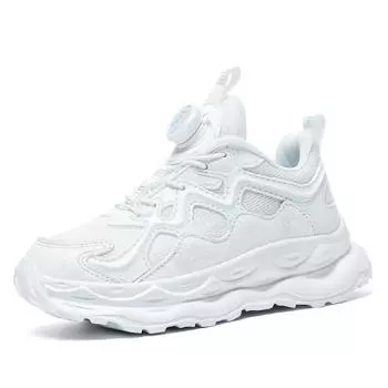 TUINANLE/Детская спортивная обувь для мальчиков, белые кроссовки для бега и отдыха на открытом воздухе, легкая дышащая обувь для взрослых