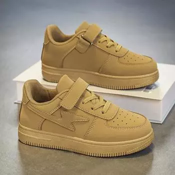 TUINANLE Детские кроссовки для мальчиков, обувь на плоской подошве, студенческие кроссовки для ходьбы, нескользящие, для девочек, легкие, спортивные 30 белый