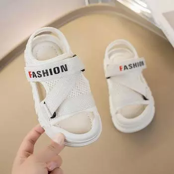 TUINANLE/Детские сандалии для мальчиков, нескользящая дышащая обувь с мягкой подошвой для мальчиков, легкая детская обувь, пляжные сандалии