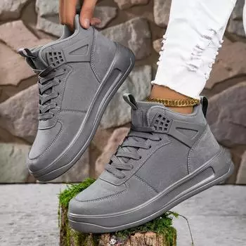 TUINANLE высокие кроссовки женские мужские универсальные нескользящие баскетбольные кроссовки плоская обувь для скейтборда 39 зелёный