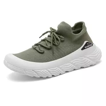 TUINANLE Кроссовки для бега для мужчин, дышащая обувь на платформе, повседневная нескользящая спортивная обувь со шнуровкой