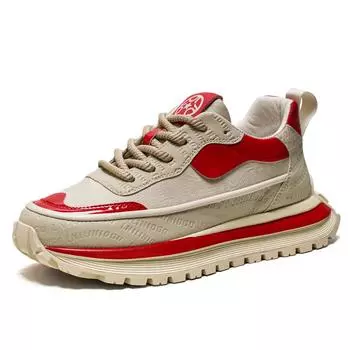 Кроссовки TUINANLE мужские кроссовки с мягкой подошвой модные туфли для увеличения роста 39 бежевый