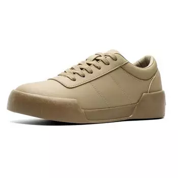 TUINANLE Men s Casual Shoes Leather Breathable Platform Sneakers for Man Non Slip Khaki Walking Shoes