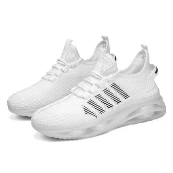 TUINANLE Men/women Running Shoes Professional Lightweight Anti-slip Wear-resistant Running Shoes for Men Outdoor Running Training Sneakers 39 белый