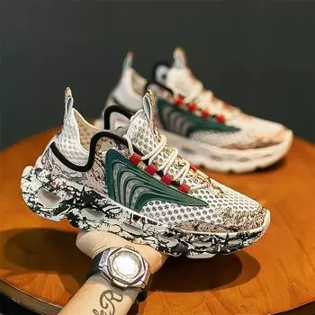 TUINANLE модные кроссовки легкие дышащие кроссовки для бега на открытом воздухе повседневная спортивная обувь для мужчин 39 чёрный