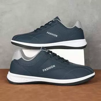 TUINANLE Мужская обувь на шнуровке, легкая удобная уличная прогулочная обувь, мужские прогулочные кроссовки больших размеров 39 синий