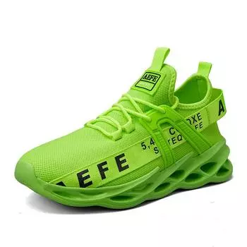 TUINANLE/мужская парусиновая обувь, повседневные кроссовки на платформе с буквенным принтом, легкая спортивная обувь для бега на полой подошве 40 чёрный