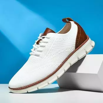 TUINANLE мужские белые кроссовки больших размеров 40-50 повседневные кроссовки дышащая сетчатая обувь 40 хаки