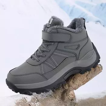 TUINANLE мужские кроссовки для активного отдыха противоскользящие мужские ботинки для снега зимняя женская обувь 39 серый