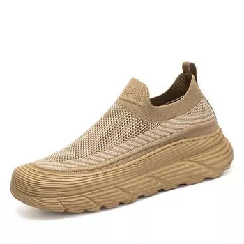 TUINANLE/мужские кроссовки, дышащая сетчатая обувь для бега на платформе, повседневная легкая обувь без шнуровки