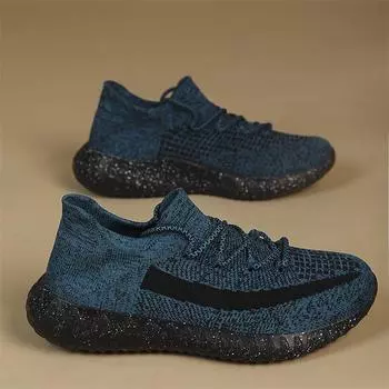 TUINANLE мужские кроссовки дышащие сетчатые кроссовки на платформе мужские легкие кроссовки на шнуровке вулканизированная обувь 39 серый