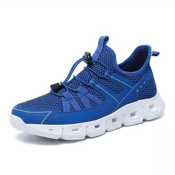 TUINANLE мужские кроссовки на платформе, дышащая спортивная обувь с сеткой, противоскользящая амортизирующая обувь для бега, большие размеры