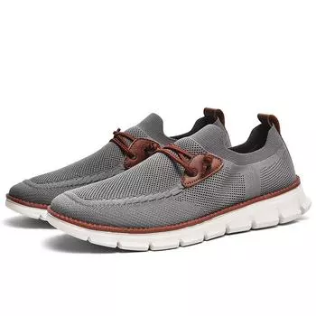 TUINANLE Мужские мокасины Черные кроссовки Большие размеры 40-50 Обувь Повседневные кроссовки Дышащая сетчатая обувь 40 хаки
