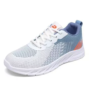 TUINANLE Мужские повседневные кроссовки с дышащей сеткой, обувь на платформе, легкие мужские кроссовки для бега 39 baby голубой