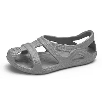 TUINANLE Мужские сандалии Летняя нескользящая обувь на платформе из ЭВА для мужчин Мягкие пляжные сандалии с отверстиями