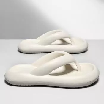 TUINANLE Мужские шлепанцы Мягкие ЭВА Летние повседневные пляжные туфли Тапочки 40-41 белый