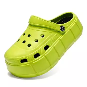 TUINANLE/Новые женские непромокаемые тапочки из ЭВА, летние уличные сандалии, садовая обувь на мягкой подошве 36-37 белый