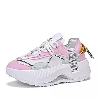 TUINANLE/Парные массивные кроссовки, женская обувь на платформе разного цвета со шнуровкой, повседневная мужская спортивная обувь на толстой подошве