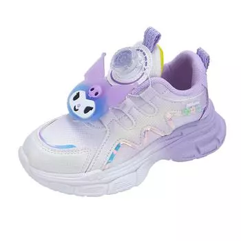 TUINANLE/Повседневные кроссовки для девочек, детская нескользящая дышащая обувь с героями мультфильмов для малышей, легкая прогулочная обувь 26 розовый