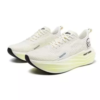 TUINANLE Road Running Shoes, Carbon Board Marathon, Boys Summer Sports Shoes, Thick Soled Women Running Shoes 37 жёлтый