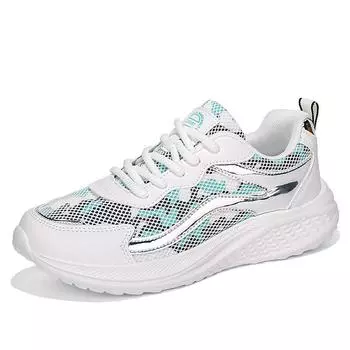 TUINANLE Running Sneakers Women s Casual Shoes Outdoor Lightweight Breathable Mesh Increase Comfortable Sports Shoes 36 чёрный