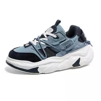 TUINANLE/унисекс массивные кроссовки для женщин, перфорированная дышащая обувь на шнуровке, мужская повседневная обувь