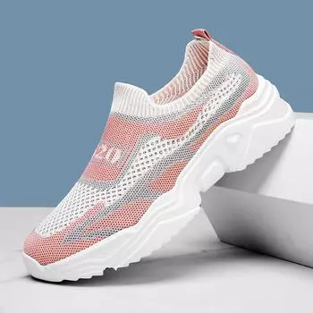 TUINANLE Весенние кроссовки Большие размеры 35-44 Женские черные туфли Летние повседневные тапочки Розовые прогулочные туфли 36 розовый