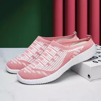 TUINANLE Весенние женские черные туфли на плоской подошве Повседневные тапочки Розовые прогулочные туфли 36 розовый