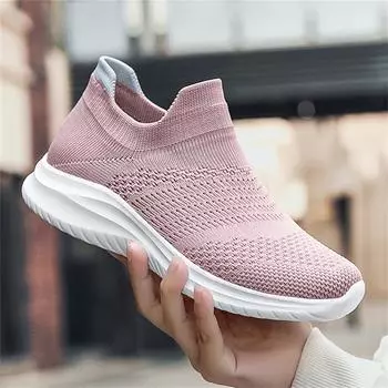 TUINANLE Women s Breathable Non-slip Platform Casual Shoes Running Shoes Black Sneakers for Women 36 чёрный/белый