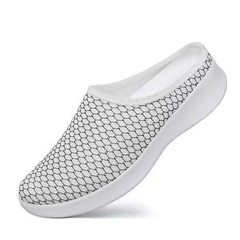 TUINANLE, женская летняя повседневная обувь, слипоны на платформе с сетчатым узором, кроссовки для пар, прогулочная обувь, большие размеры 35-44 36 чёрный