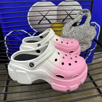 TUINANLE женская обувь, летние мягкие нескользящие тапочки на толстой подошве, женские нескользящие пляжные сандалии из ЭВА