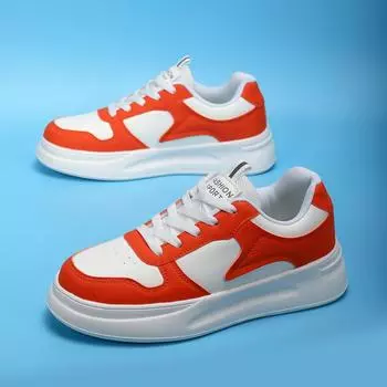 TUINANLE Женская обувь Обувь для скейтбординга Для женщин Кроссовки Легкие Белые Спортивные 36 оранжевый