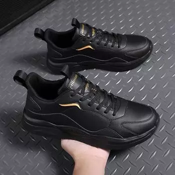 TUINANLE Женская обувь Теплый мех Плюшевые Женские Повседневные Туфли На шнуровке Модные Кроссовки Платформа Зимняя Обувь 39 чёрный