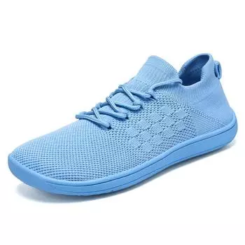 TUINANLE Женские кроссовки для бега из сетчатой ткани, дышащие, синие, спортивные туфли для пар, повседневные, нескользящие, кроссовки на платформе 36 синий