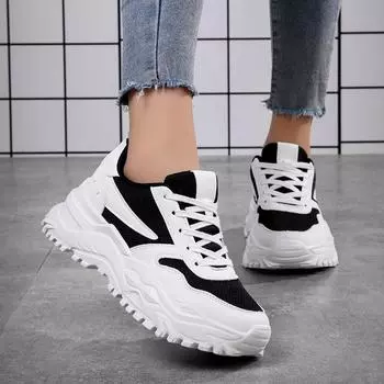 TUINANLE/женские кроссовки, массивные кроссовки с дышащей сеткой, повседневная обувь, кроссовки, вулканизированная обувь