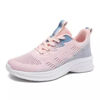 TUINANLE/женские кроссовки на плоской подошве со шнуровкой, повседневная спортивная обувь с сеткой, женская вулканизированная обувь