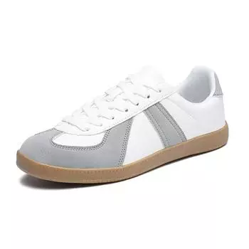 TUINANLE женские кроссовки на плоской подошве теннисные туфли на плоской подошве повседневная спортивная обувь для мужчин 36 бежевый/чёрный