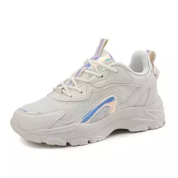 TUINANLE/женские кроссовки на шнуровке, повседневная спортивная обувь, удобная женская обувь для бега, вулканизированная обувь 35 чёрный