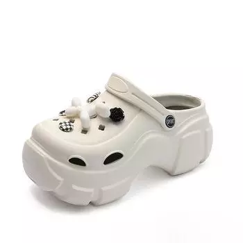 TUINANLE/женские летние тапочки с рисунком игрушек, пляжная обувь с декором на толстой подошве, нескользящие мягкие сандалии из Эва