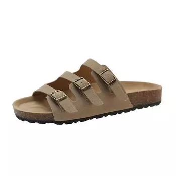 TUINANLE/женские тапочки, летняя нескользящая пляжная обувь на платформе, уличные повседневные сандалии