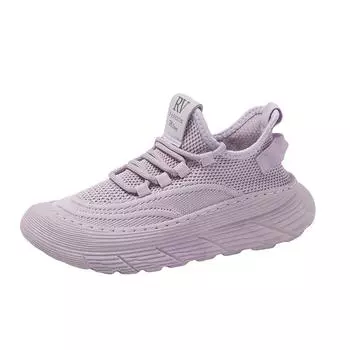 TUINANLE Женские туфли на платформе, кроссовки, дышащие, нескользящие кроссовки с сеткой, теннисная женская обувь на шнуровке