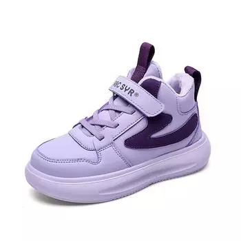 TUINANLE/зимняя обувь для детей, повседневные теплые непромокаемые кроссовки, кожаные подростковые туфли на платформе, женские туфли